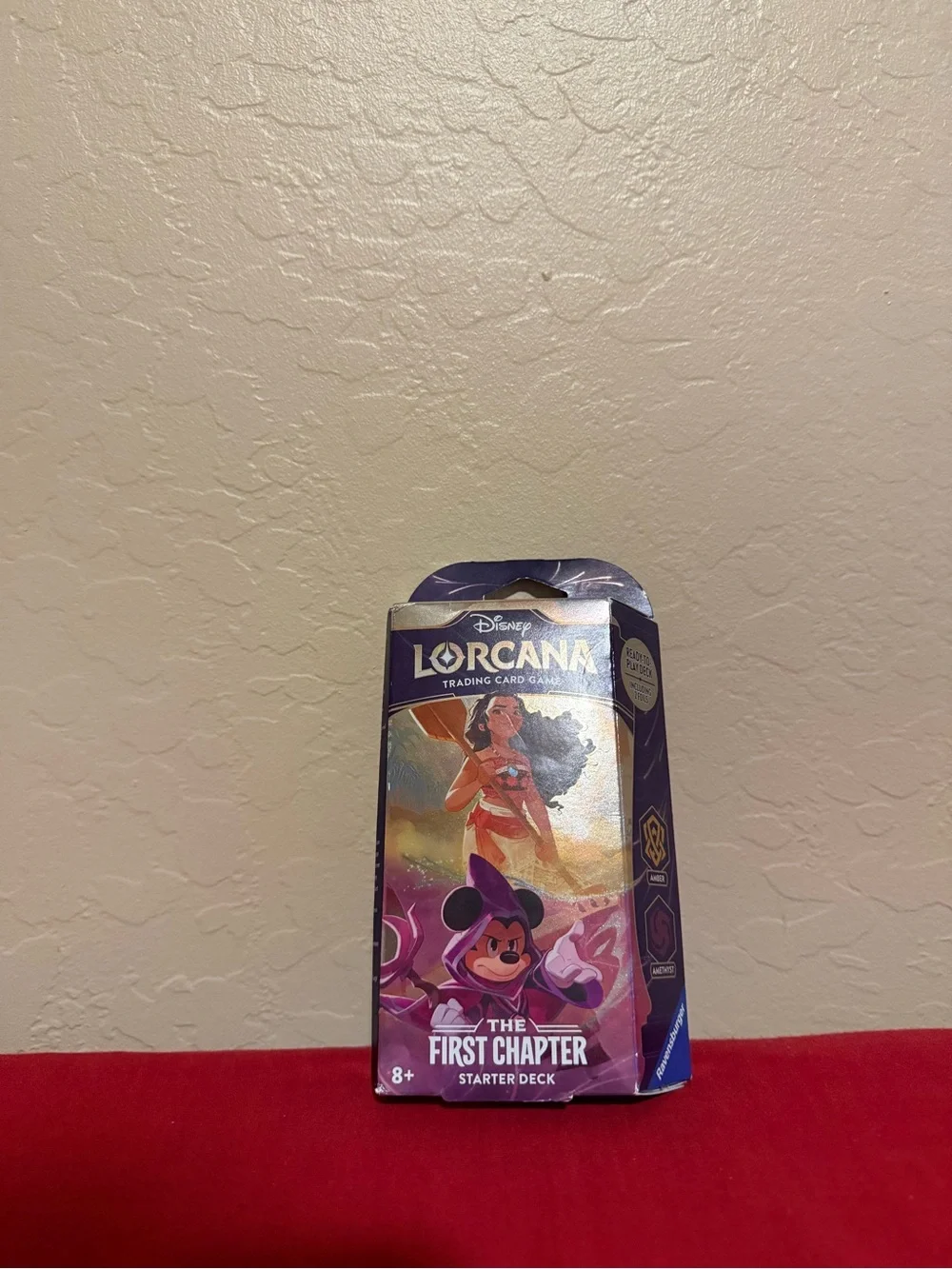 Disney Lorcana Trading Card Starter Deck - Purple, Red, Gold